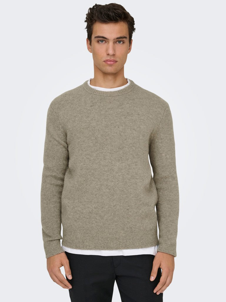 Onsray Reg LS Crew Knit