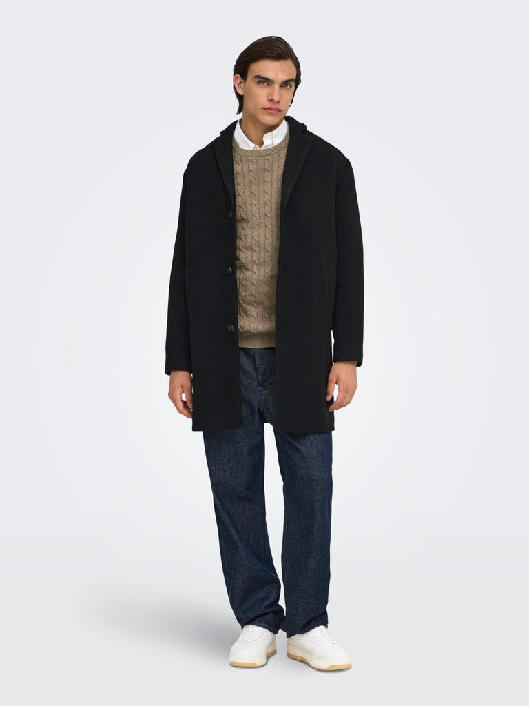 Onsloui Reg 12 Cabel Crew Knit Noos