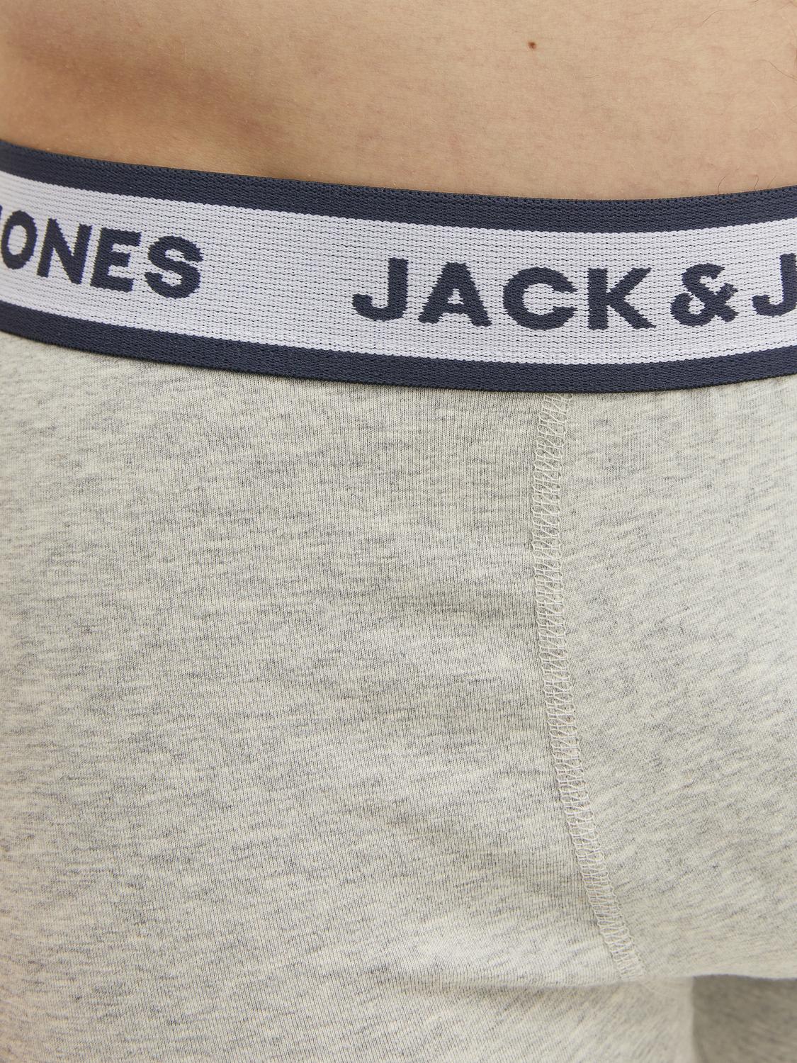 Trunks - Jacsolid Boxer Briefs 3 Pack Pls Noos - - Hr Ravn