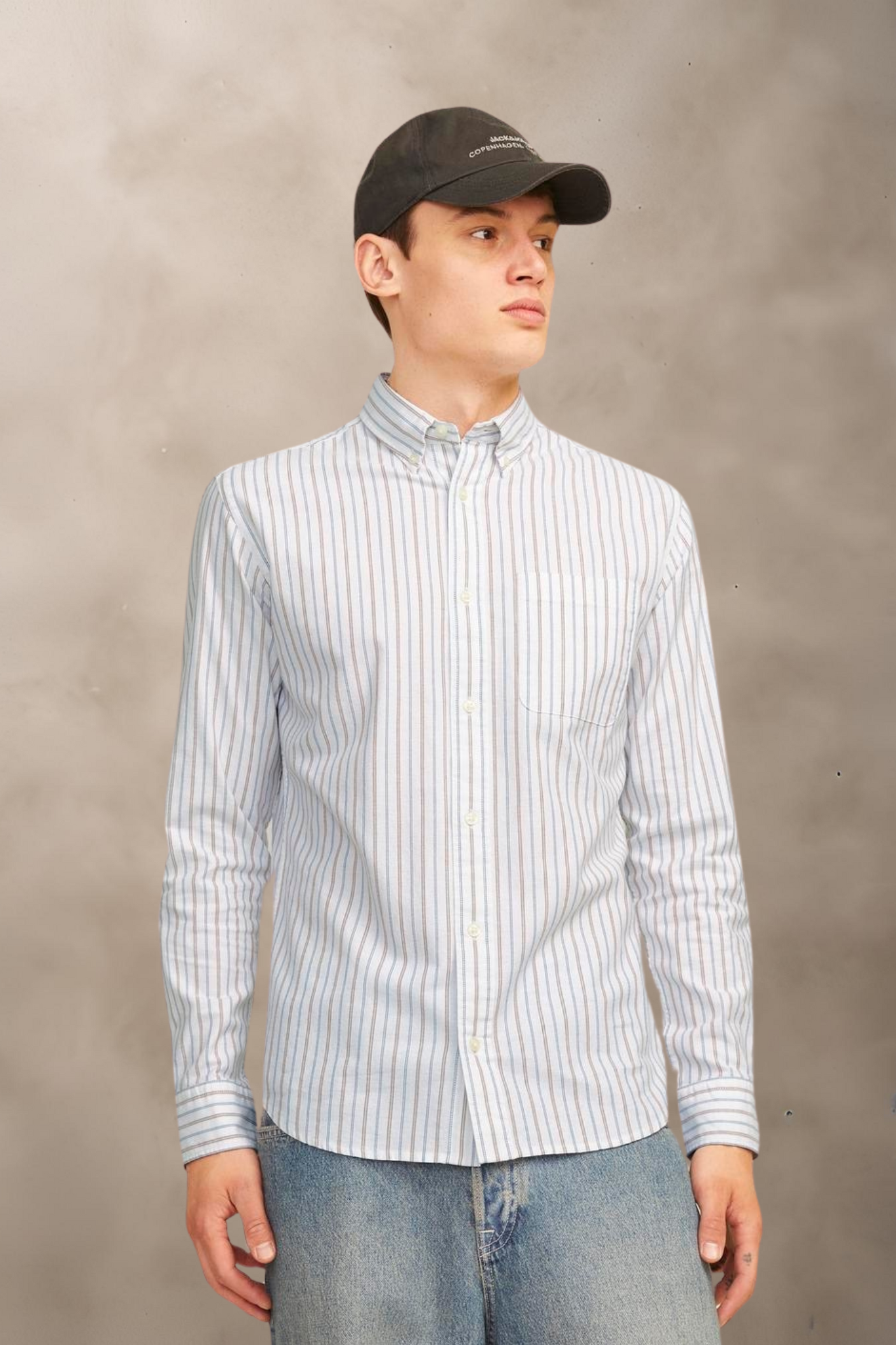 LANGE SKJORTER - JPRBROOK OXFORD SHIRT LS - - Hr Ravn