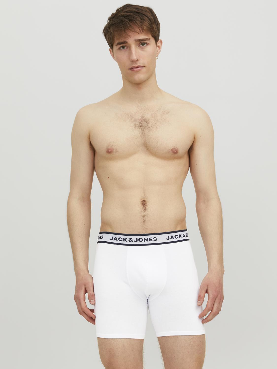 Trunks - Jacsolid Boxer Briefs 3 Pack Pls Noos - - Hr Ravn