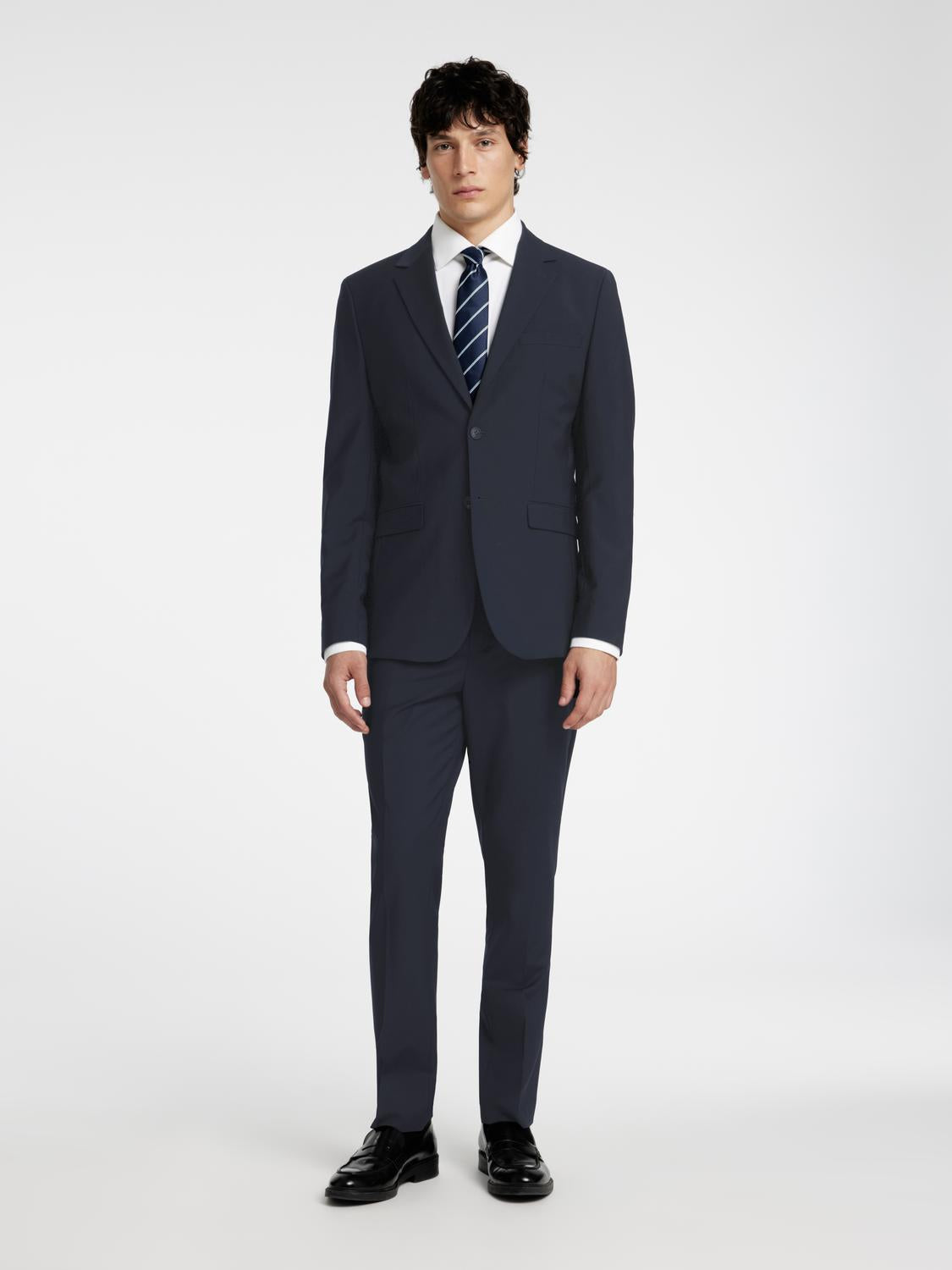 BLAZER - Slhslim-Theo Wool Blend Blz Flex Noos - - Hr Ravn