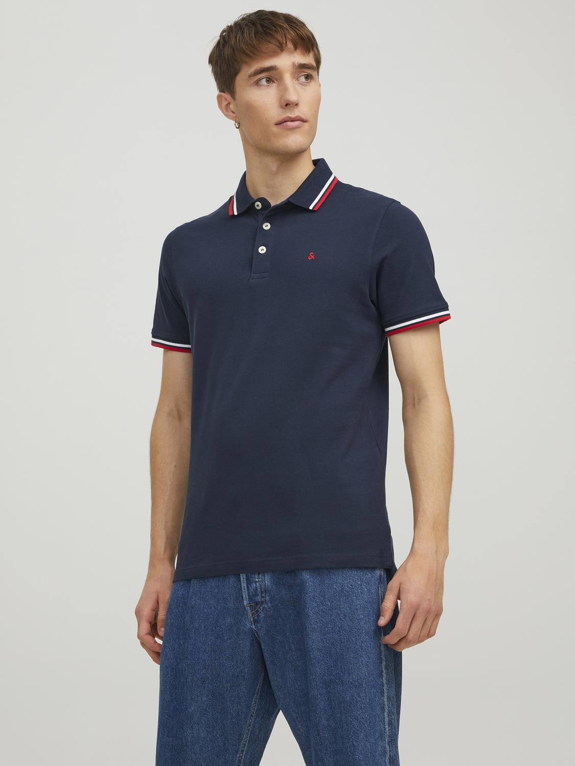 Polo Shirts - Jjepaulos Polo Ss 2Pk Mp Noos - - Hr Ravn