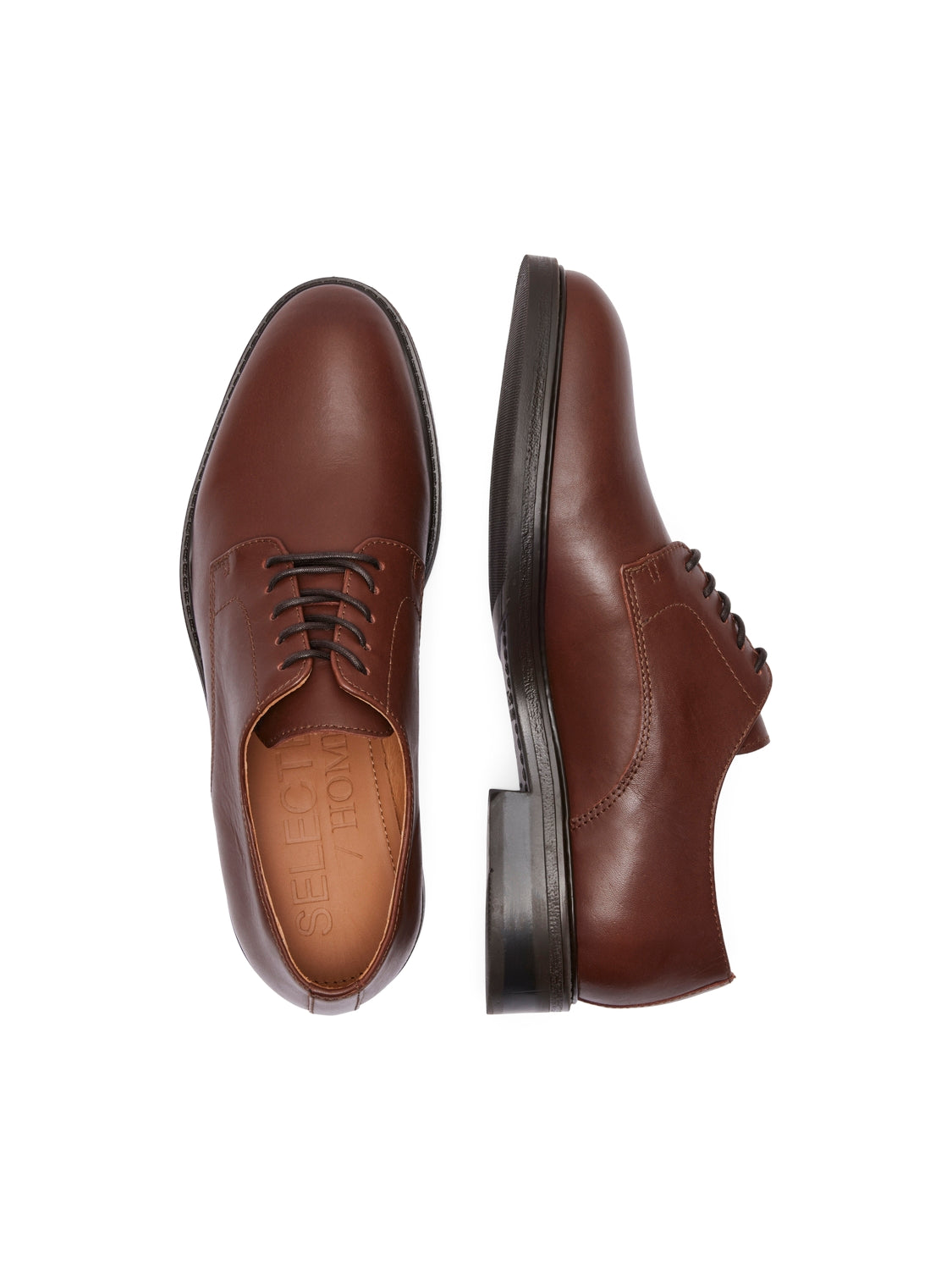 SKO - SLHBlake Leather Derby Shoe - - Hr Ravn