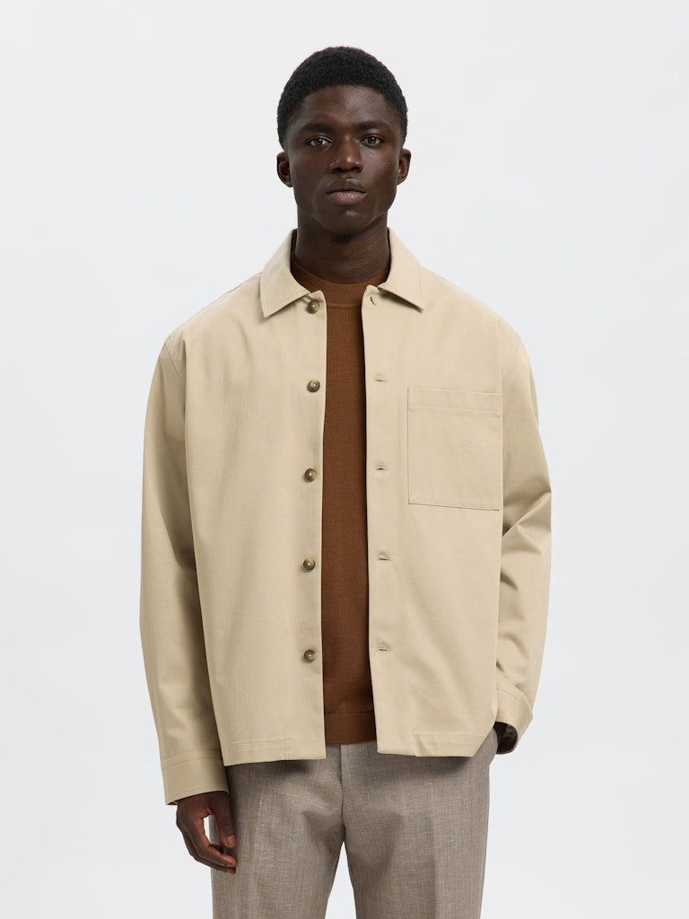 Slhtate Heavy Twill Overshirt LS Noos