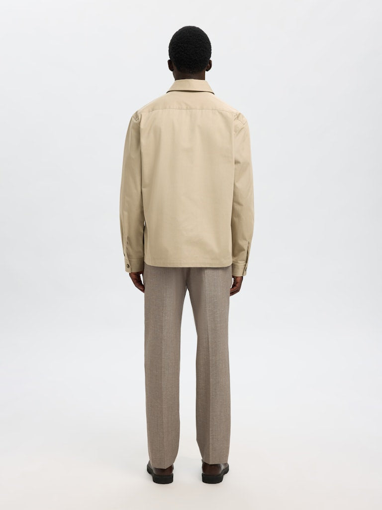 OVERSHIRT - Slhtate Heavy Twill Overshirt LS Noos - - Hr Ravn