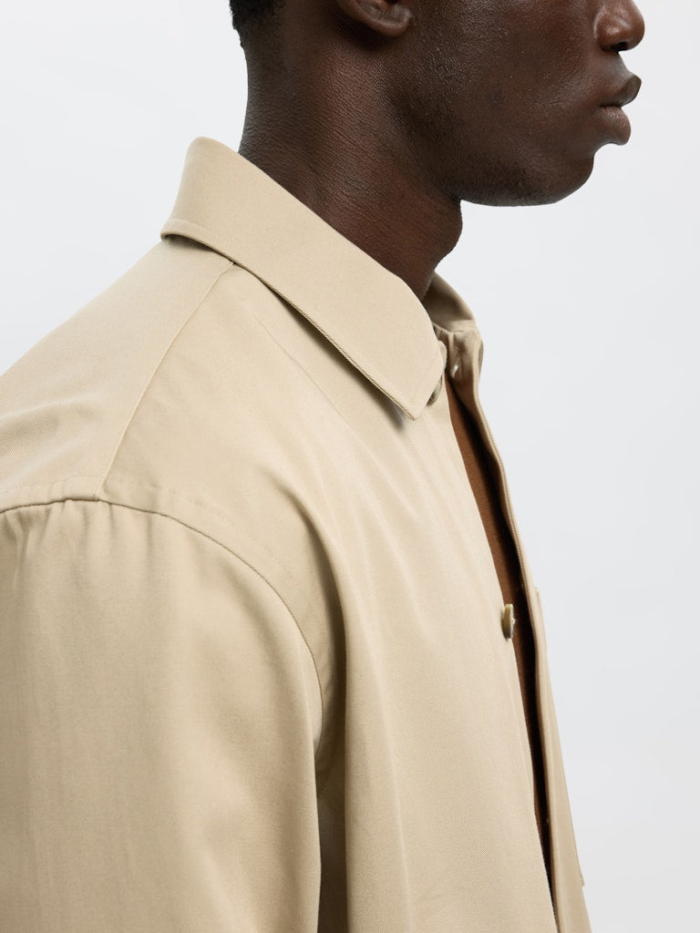 Slhtate Heavy Twill Overshirt LS Noos