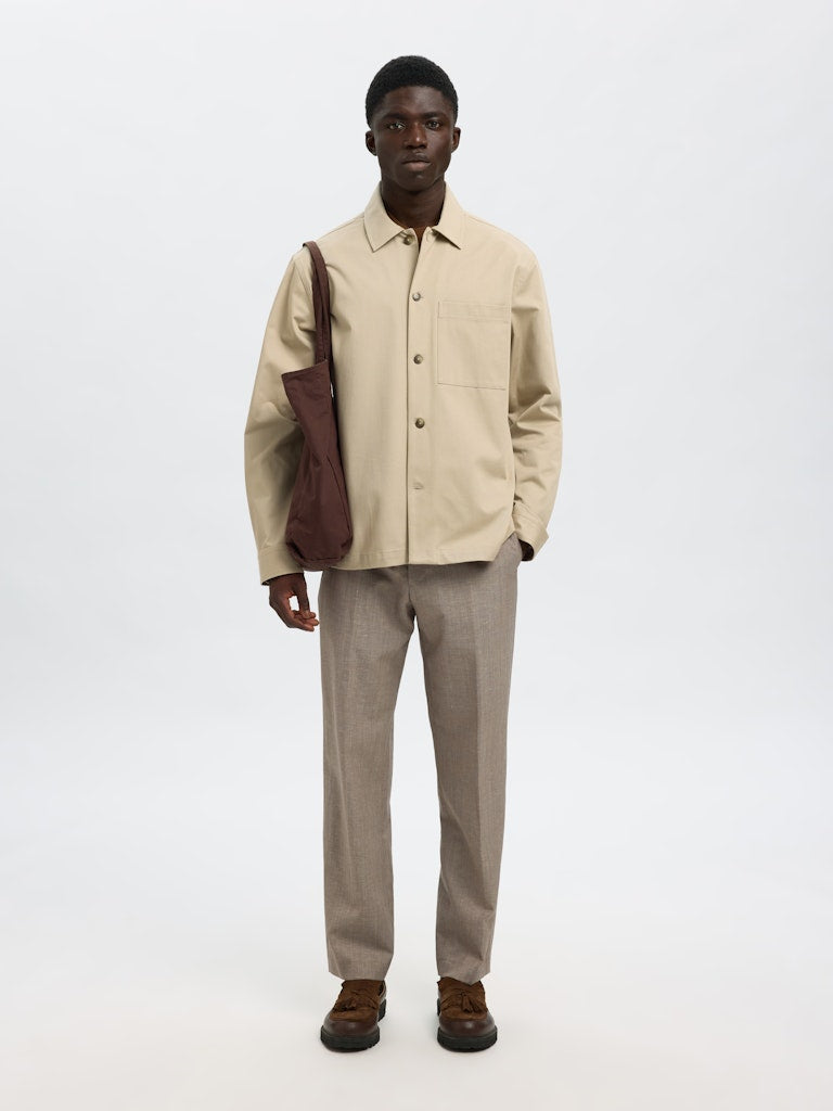 Slhtate Heavy Twill Overshirt LS Noos