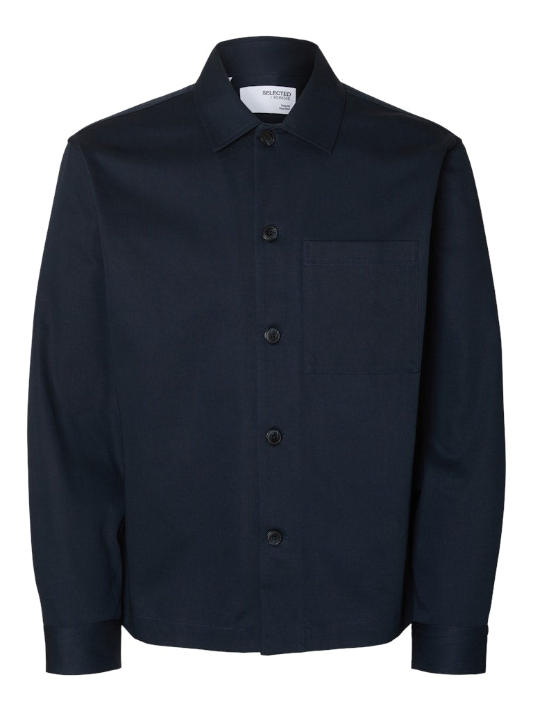 OVERSHIRT - Slhtate Heavy Twill Overshirt LS Noos - - Hr Ravn