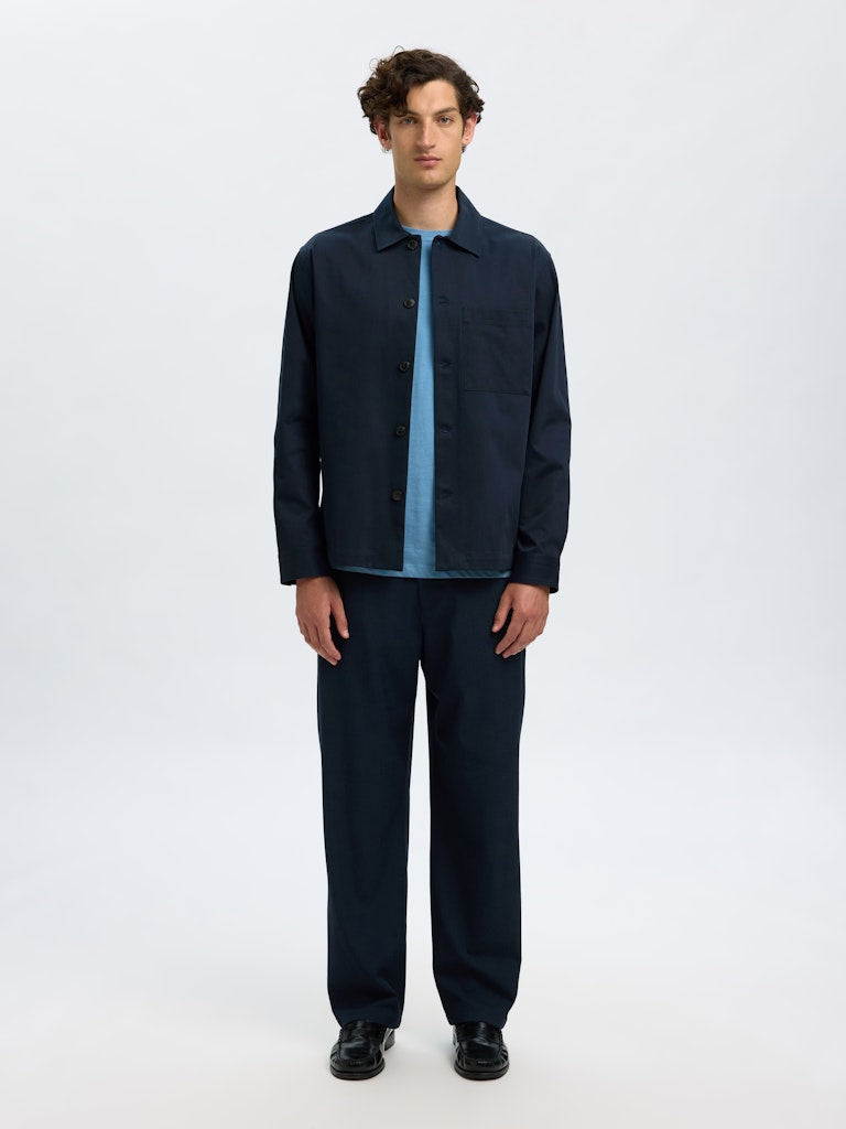 OVERSHIRT - Slhtate Heavy Twill Overshirt LS Noos - - Hr Ravn