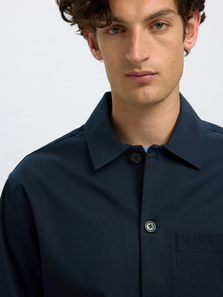 OVERSHIRT - Slhtate Heavy Twill Overshirt LS Noos - - Hr Ravn