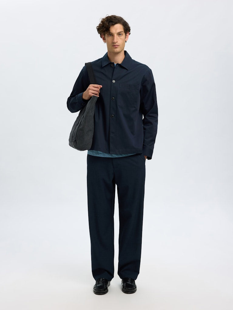 OVERSHIRT - Slhtate Heavy Twill Overshirt LS Noos - - Hr Ravn