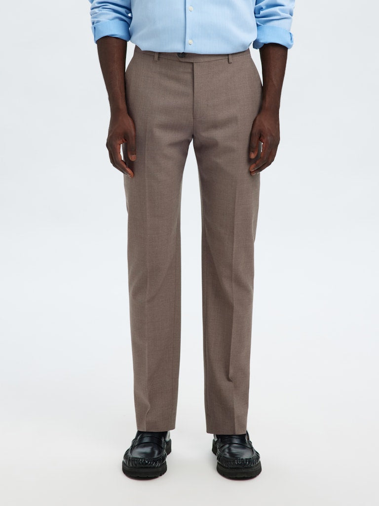 BUKSER - Slhslim-Theo Wool Blend Trs Flex Noos - - Hr Ravn