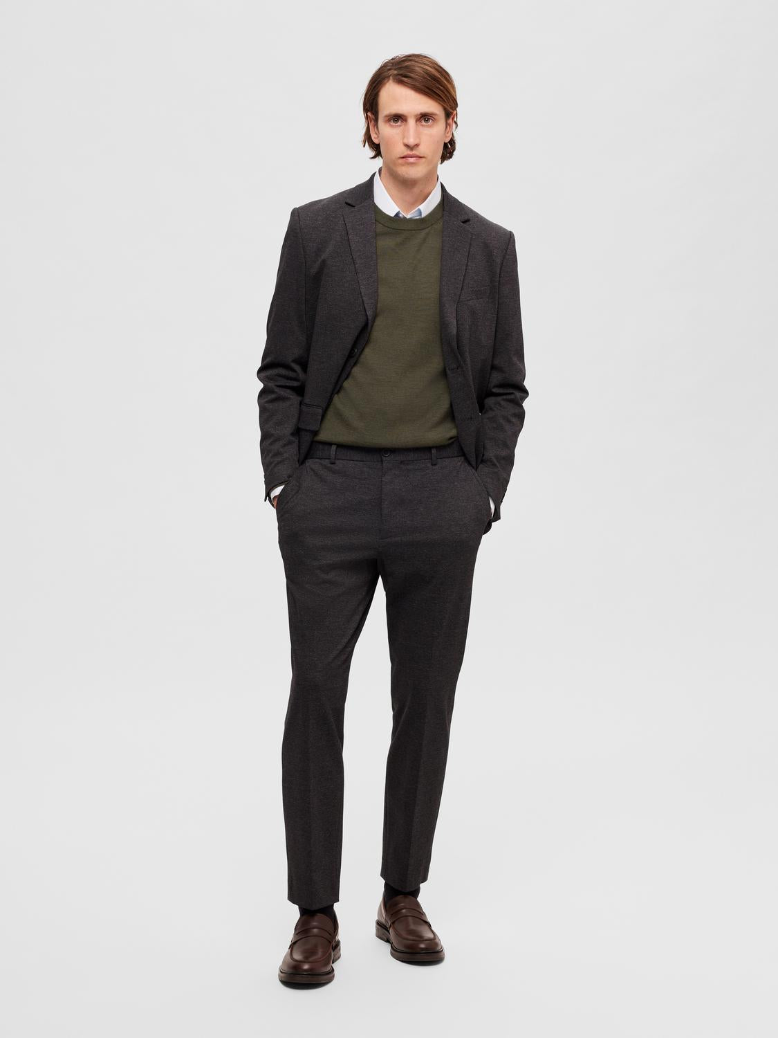 SLHTown Merino Knit - STRIK - - Hr Ravn