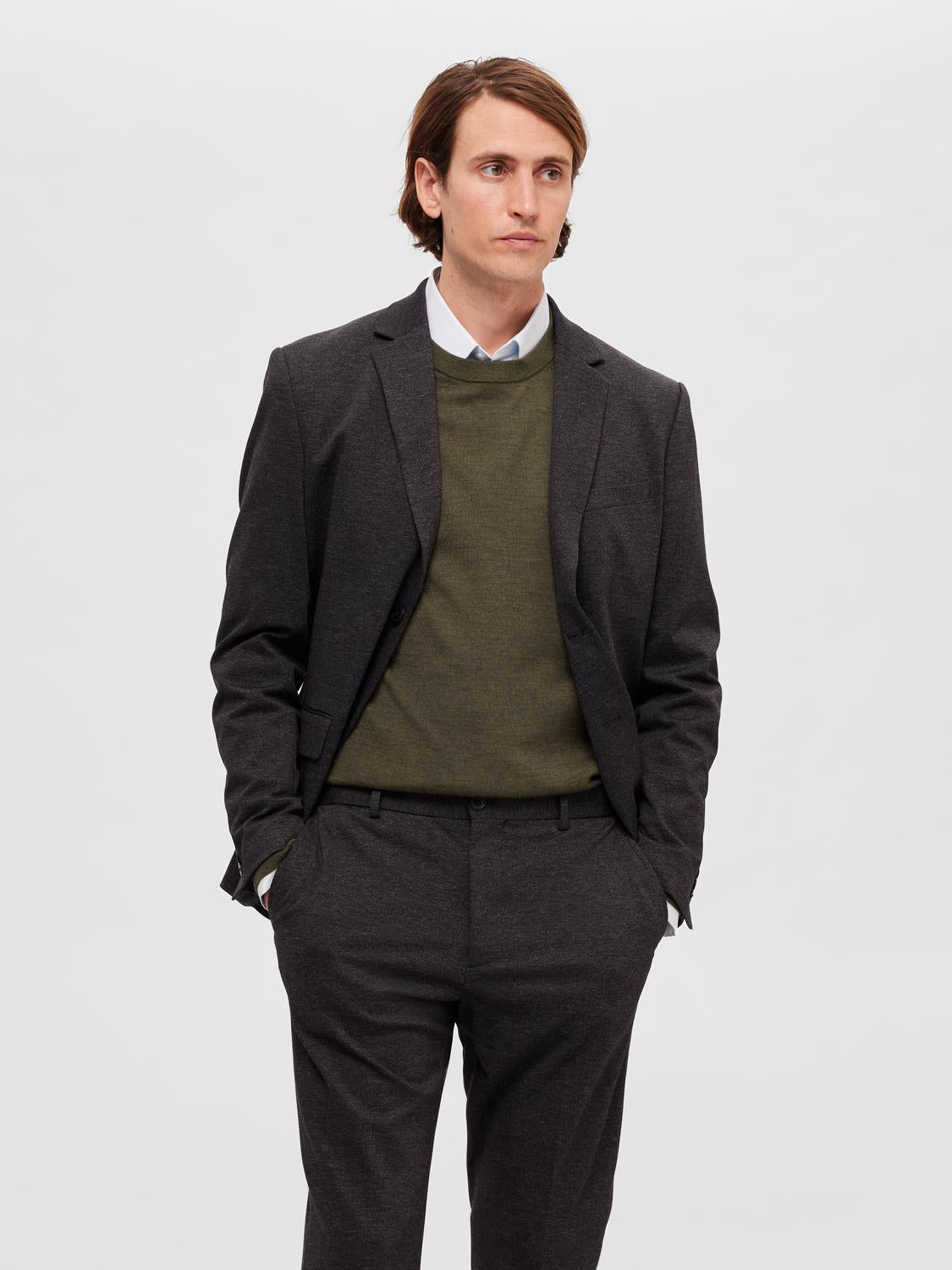 SLHTown Merino Knit - STRIK - - Hr Ravn