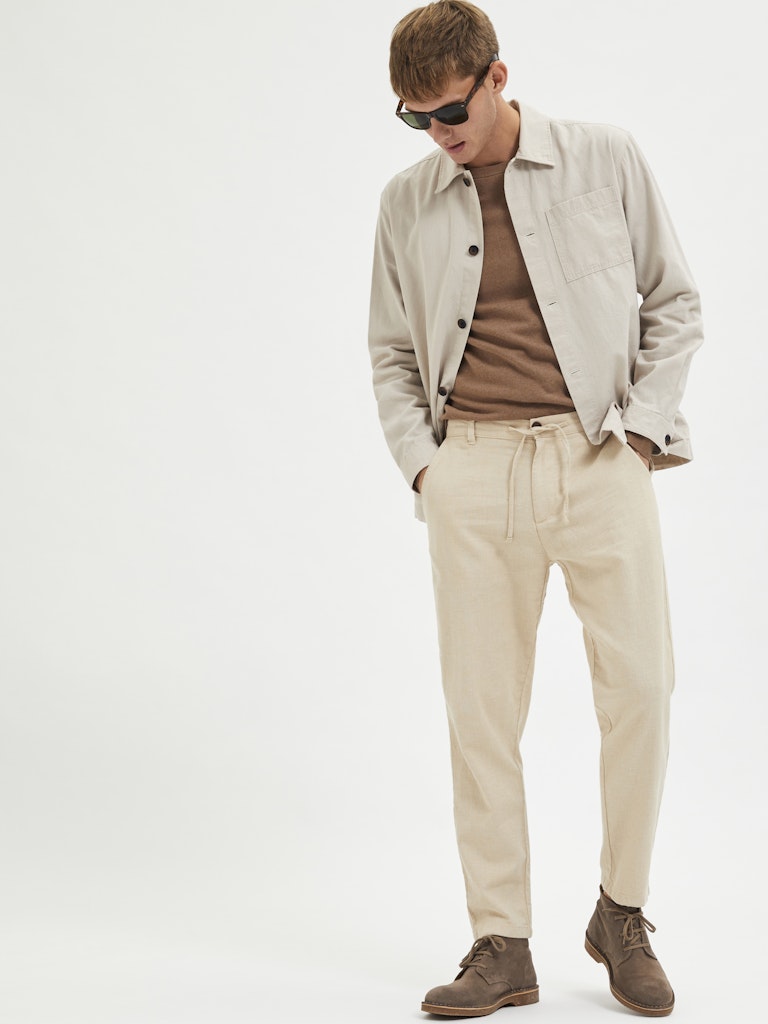 BUKSER - SLH172-slimtape Brody Linen Pant -  - Hr Ravn