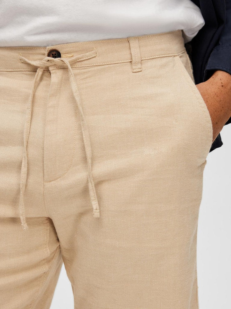 SHORTS - Slhregular-Brody Linen Shorts Noos - - Hr Ravn