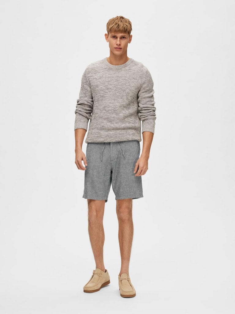 SHORTS - Slhregular-Brody Linen Shorts Noos - - Hr Ravn
