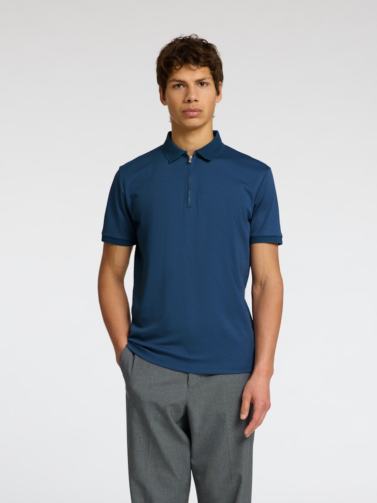 Selected Blød Zip Polo