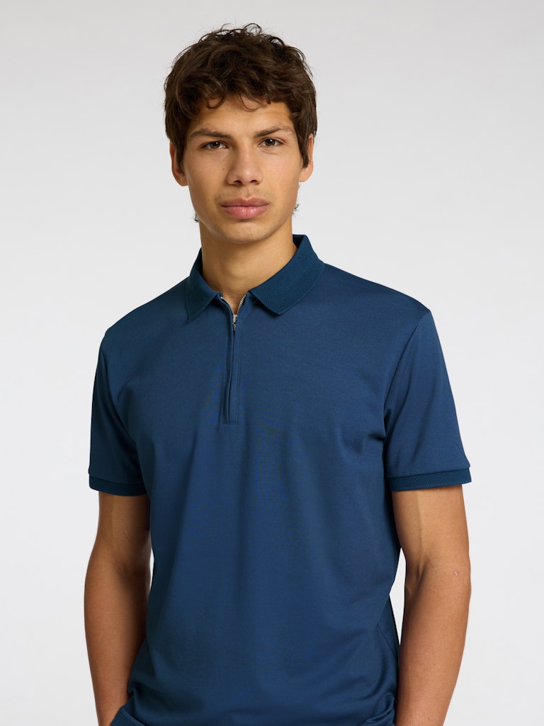 Selected Blød Zip Polo