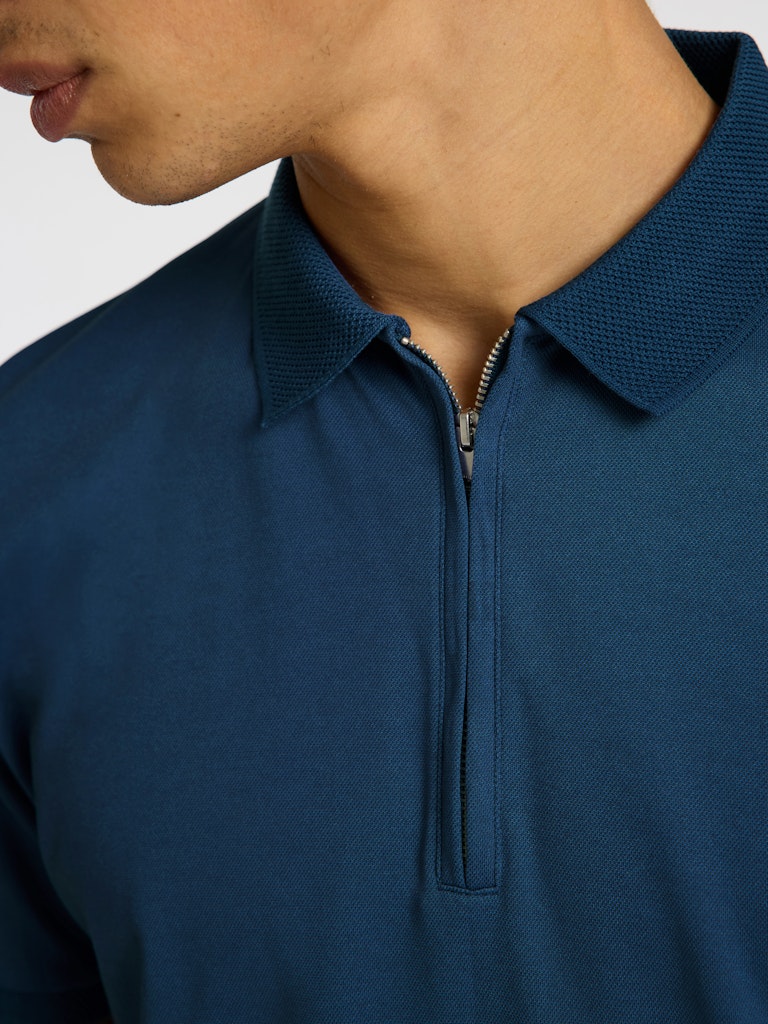 Selected Blød Zip Polo