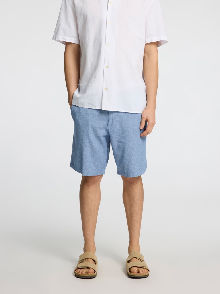 SHORTS - Slhregular-Brody Linen Shorts Noos - - Hr Ravn