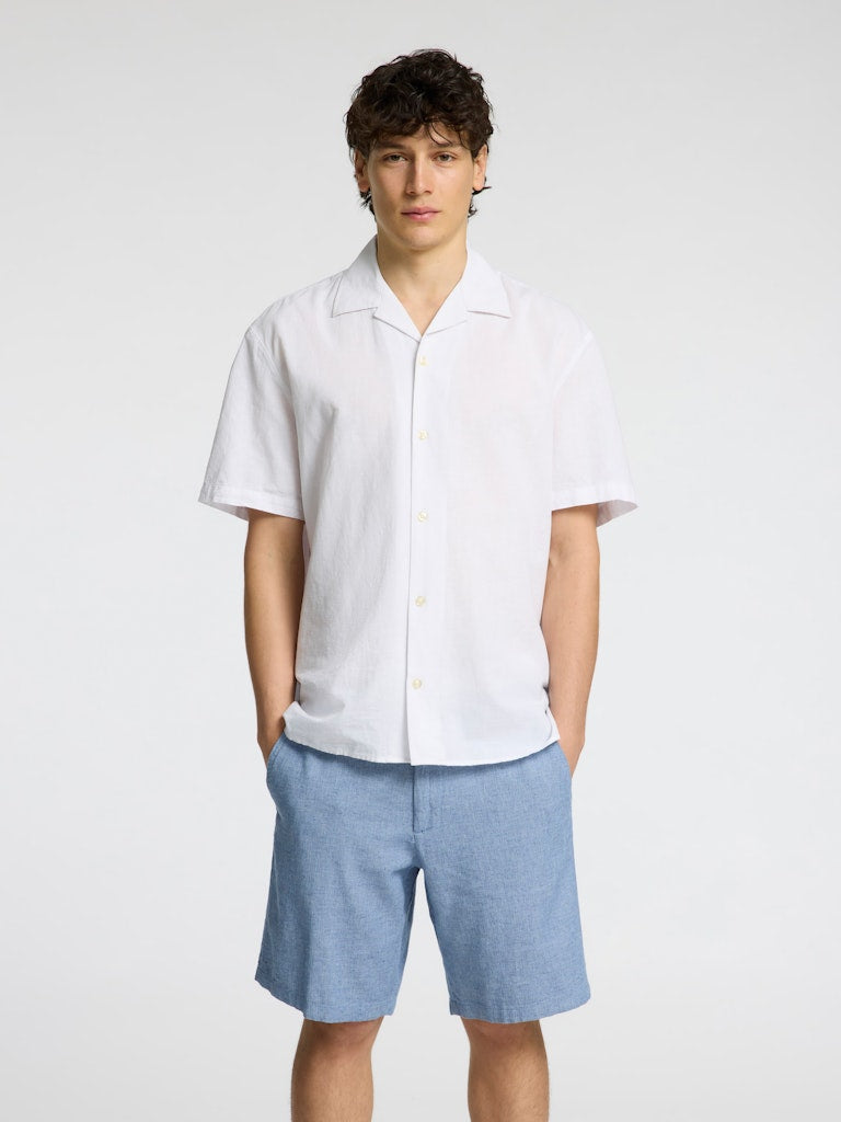 SHORTS - Slhregular-Brody Linen Shorts Noos - - Hr Ravn