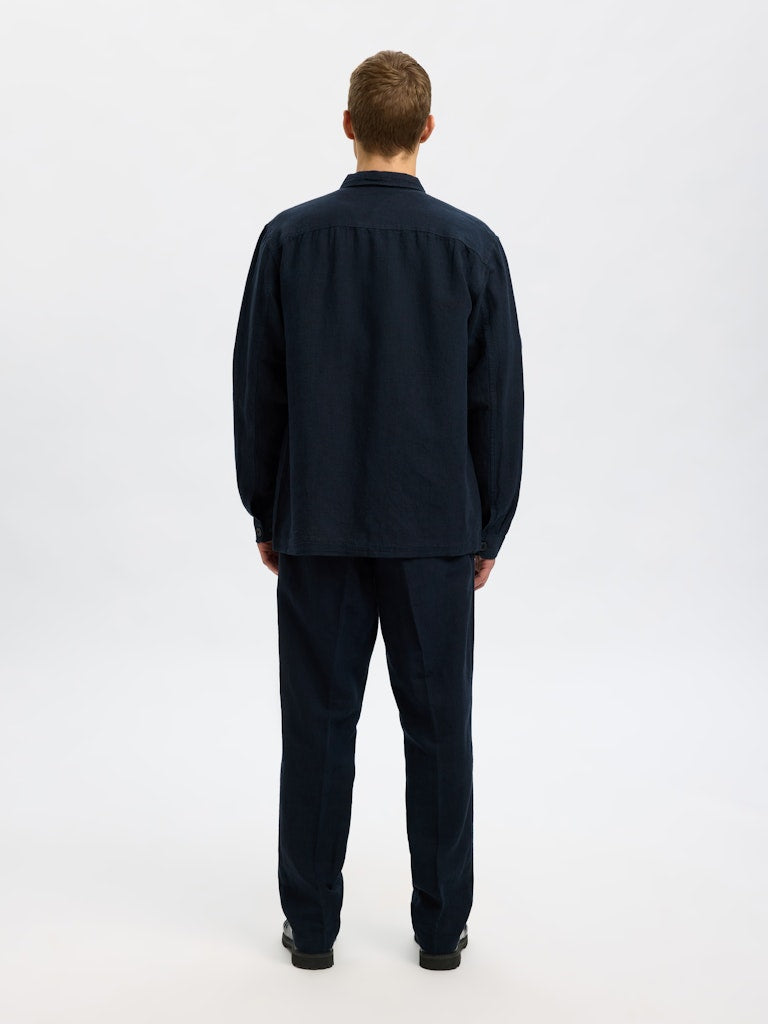 OVERSHIRT - Slh-Leroy Linen Blend Overshirt - - Hr Ravn
