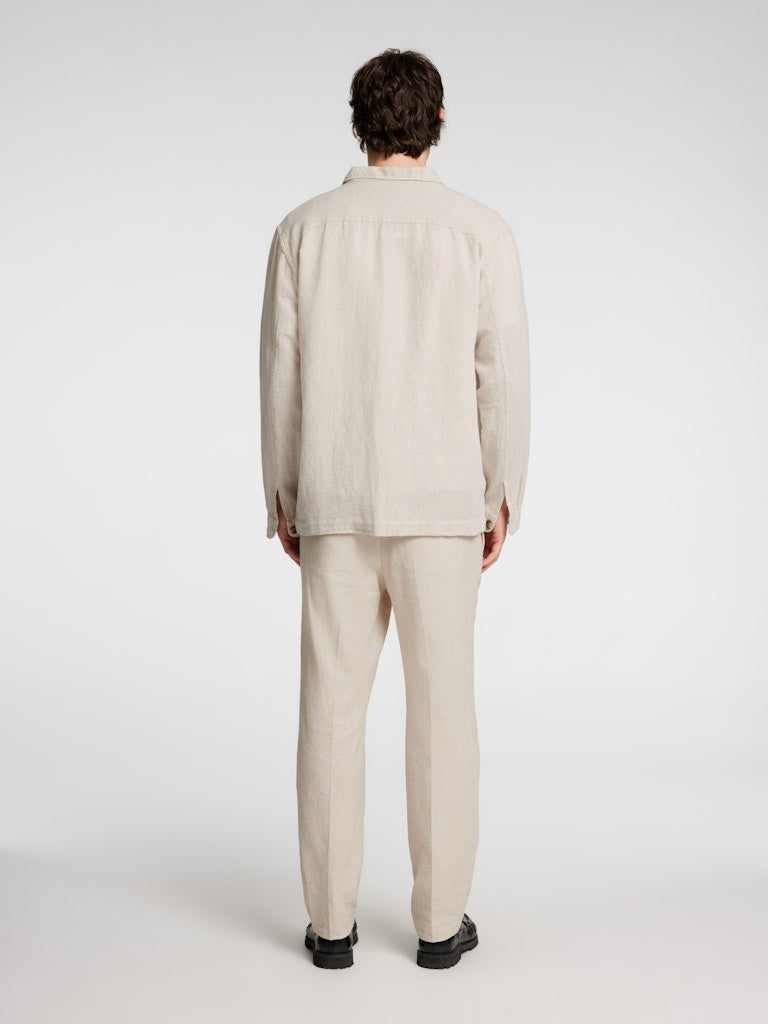OVERSHIRT - Slh-Leroy Linen Blend Overshirt - - Hr Ravn