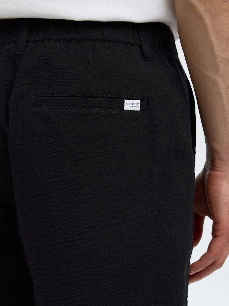 SHORTS - Slhregular-Karl Seersucker Shorts - - Hr Ravn
