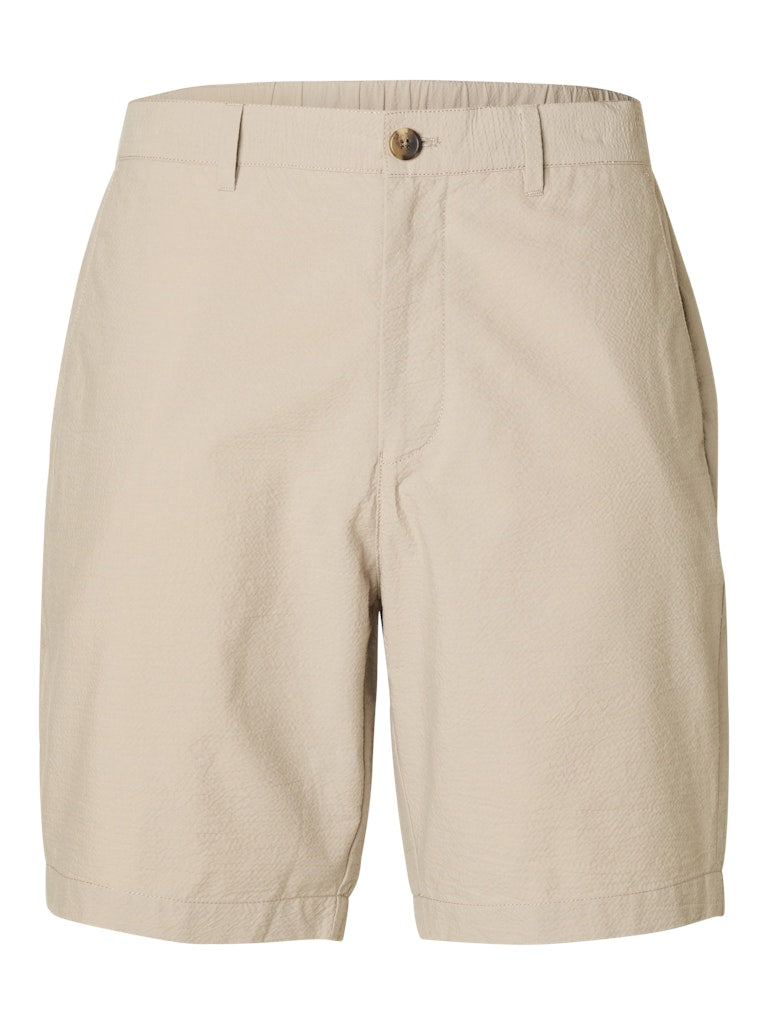 SHORTS - Slhregular-Karl Seersucker Shorts - - Hr Ravn