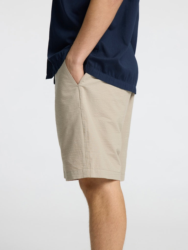 SHORTS - Slhregular-Karl Seersucker Shorts - - Hr Ravn