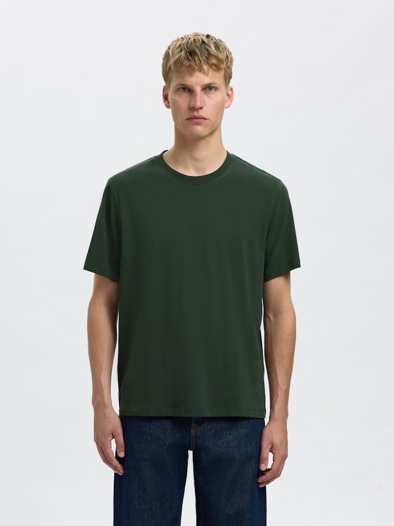 T-SHIRTS - Slhaspen Ss O-Neck Tee Noos - - Hr Ravn