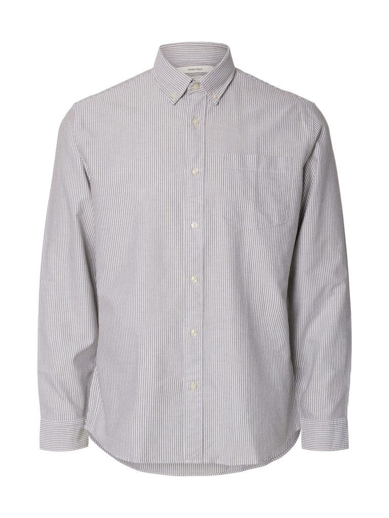 Slhregrick-Ox Shirt LS Noos