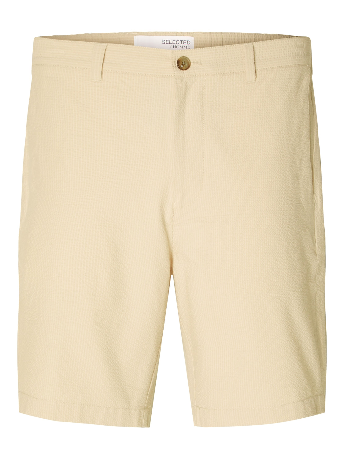 SLHREGULAR-KARL SEERSUCKER SHORTS - SHORTS - - Hr Ravn