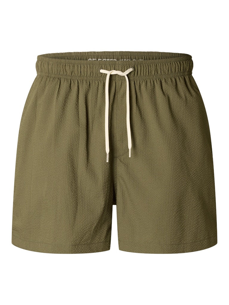 Slhcooper-Seersucker Swimshorts