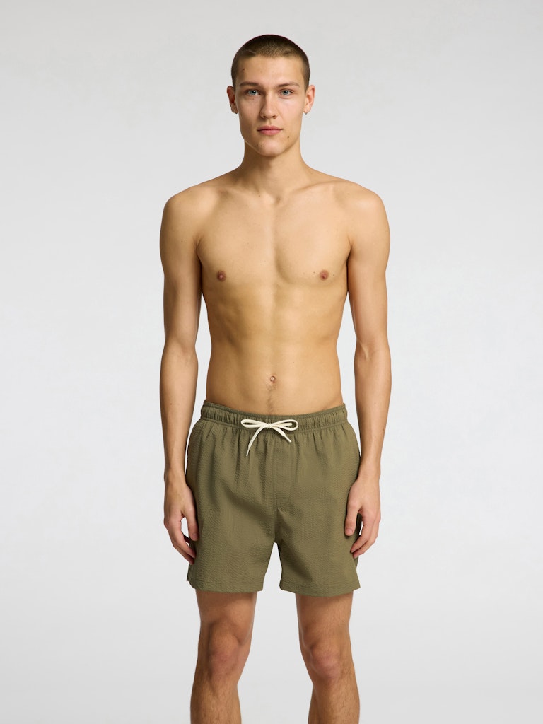 Slhcooper-Seersucker Swimshorts