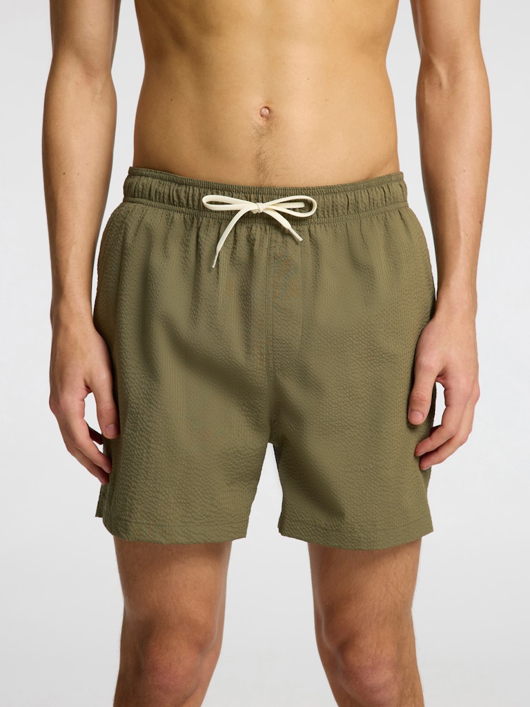 Slhcooper-Seersucker Swimshorts