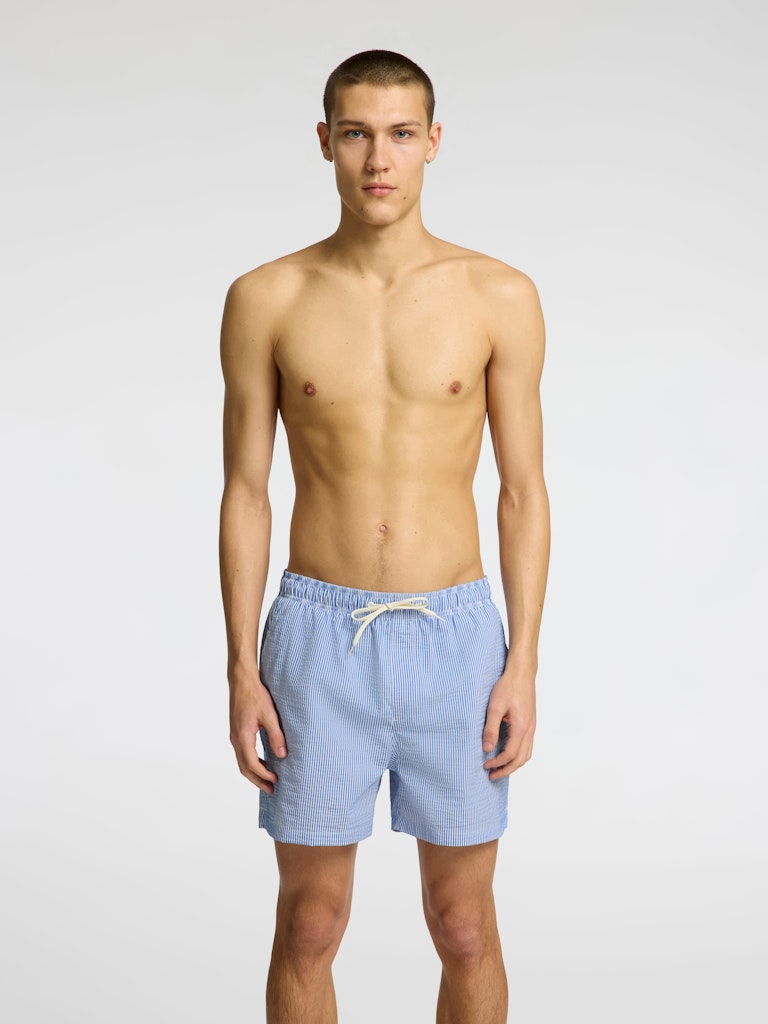 Slhcooper-Seersucker Swimshorts