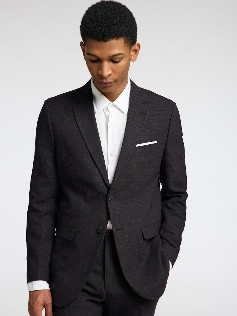 BLAZER - SLHSlim-Oasis Linen Blz Noos - - Hr Ravn