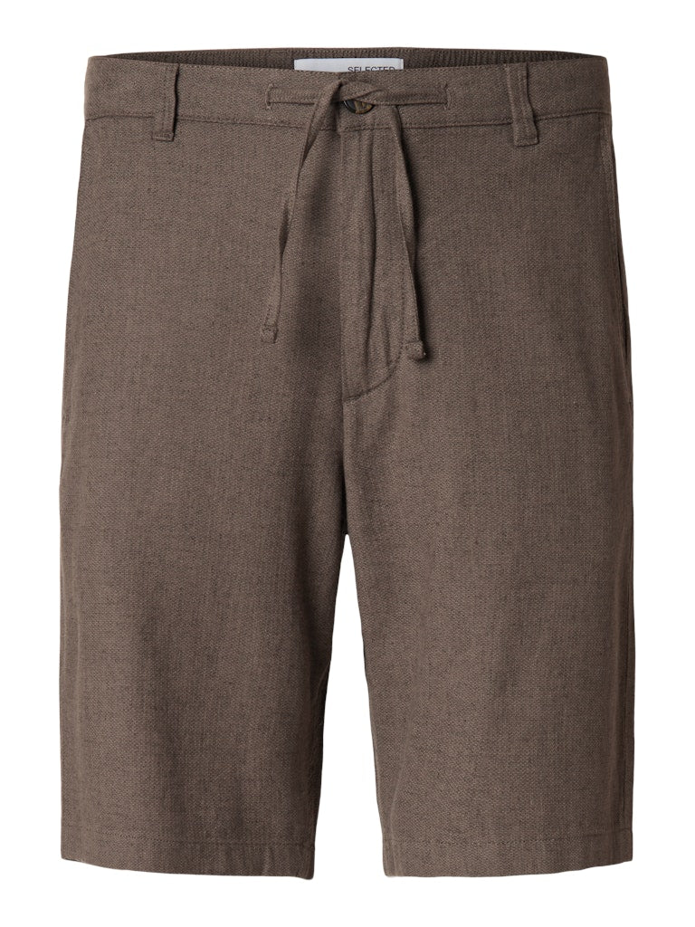 Slhregular-Brody Linen Bld Shorts Noos