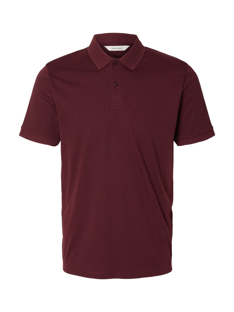 Slim fit knappepolo med SS-logo