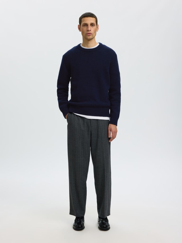 Slmcody LS Knit Rlx Crew Neck