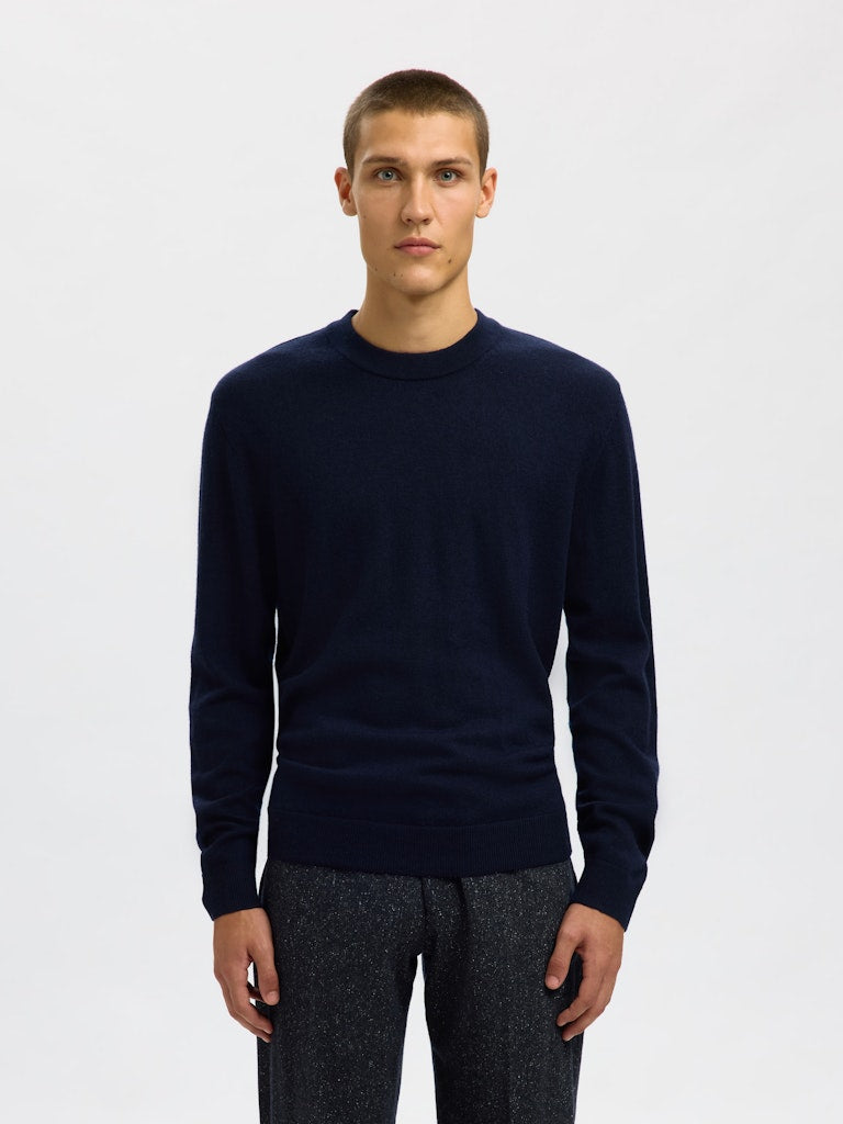 Slhtray Merino Brushed Relaxed Crew Neck