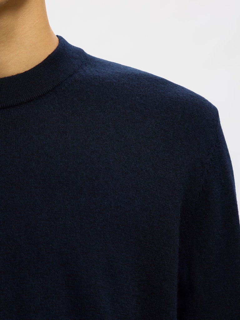 Slhtray Merino Brushed Relaxed Crew Neck