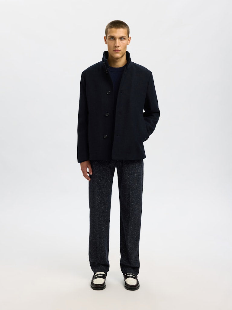 Slhtray Merino Brushed Relaxed Crew Neck