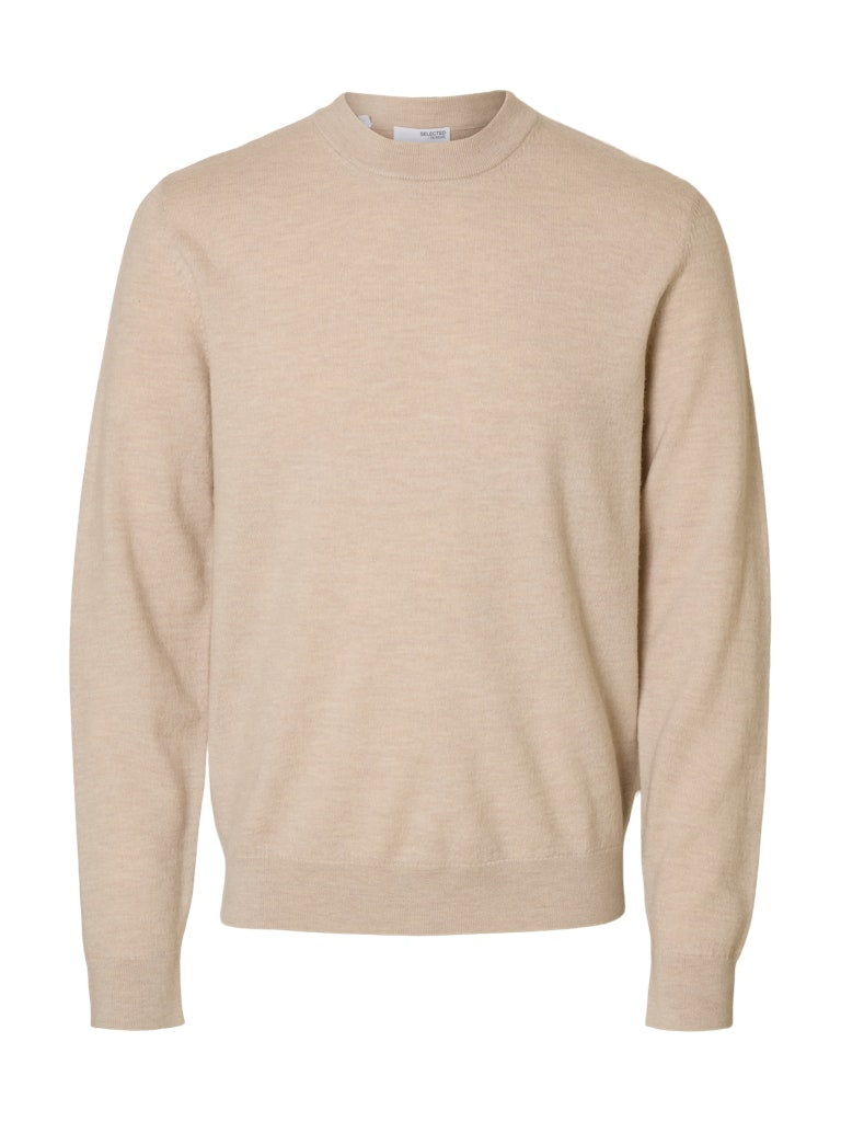 Slhtray Merino Brushed Relaxed Crew Neck