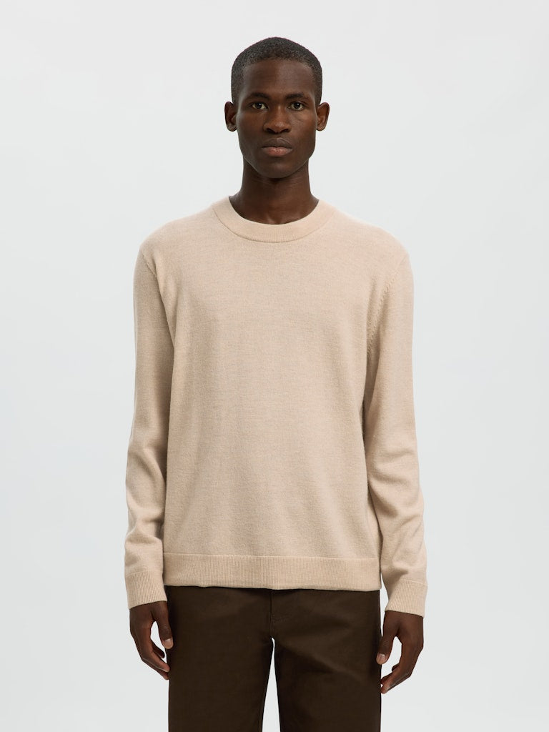 Slhtray Merino Brushed Relaxed Crew Neck