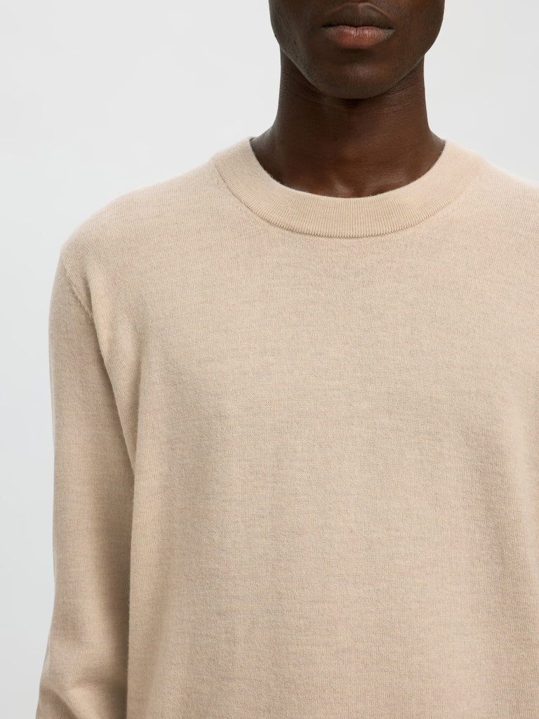 Slhtray Merino Brushed Relaxed Crew Neck