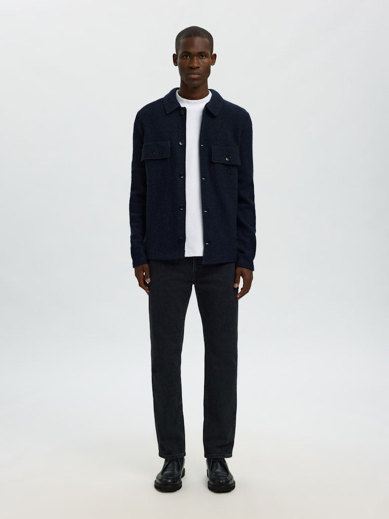 CARDIGAN - Slhnealy LS Knit Workwear Cardigan - - Hr Ravn